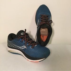 Saucony Mens Guide 13 S20549-25 Blue Running Shoes Sneakers Size 8